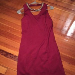 Maroon Dress